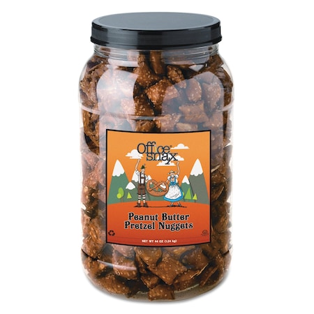 Office Snax 44oz Peanut Butter Filled Pretzel Nuggets 375